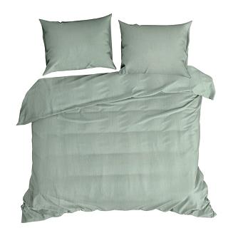 Pościel bawełniana MUSLIN 220x200 Eurofirany miętowa muślinowa