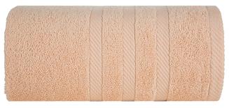 Ręcznik bawełniany MILO 50x90 Eurofirany jasnopomarańczowy
