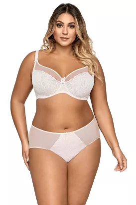 Biustonosz Soft Crystal AV 1396 miękki biały
