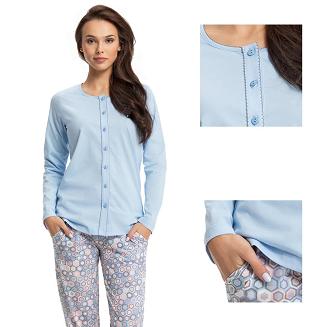 Piżama damska LUNA kod 599 niebieska