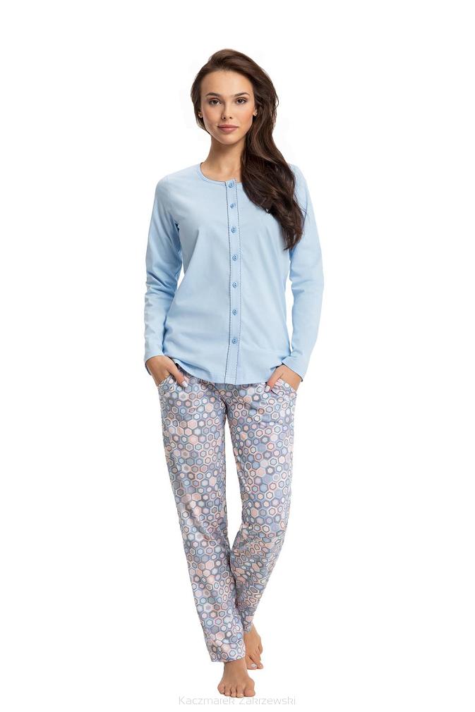 Piżama damska LUNA kod 599 niebieska