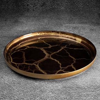 Patera dekoracyjna SUZI Eurofirany złoty