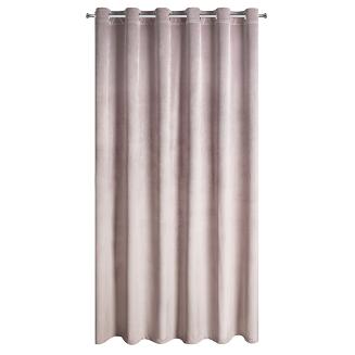 Zasłona gotowa na przelotkach MELANIE 215x250 Eurofirany pudrowy