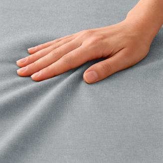 Prześcieradło jersey z gumką 90x200 szare