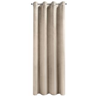 Zasłona gotowa na przelotkach MELANIE 140x250 Eurofirany beżowy