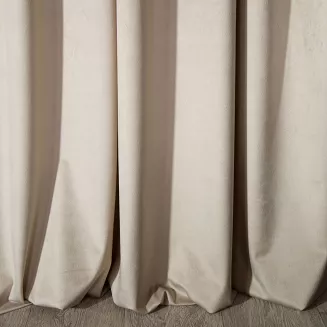 Zasłona gotowa na przelotkach MELANIE 140x250 Eurofirany beżowy