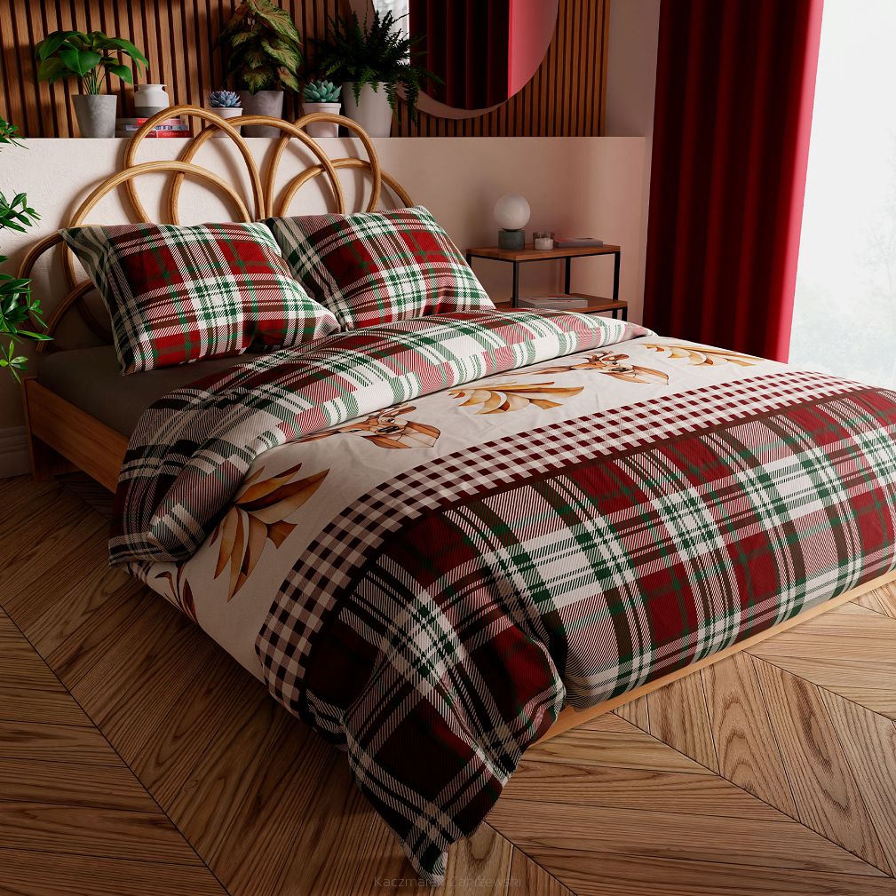 MERRY Komplet pościeli z bawełny satynowej 160x200cm 100109/SAT/000/160200/1