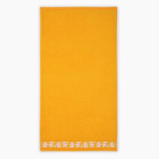 Ręcznik dla dzieci BALU 70x130 Zwoltex żółty rozłożony