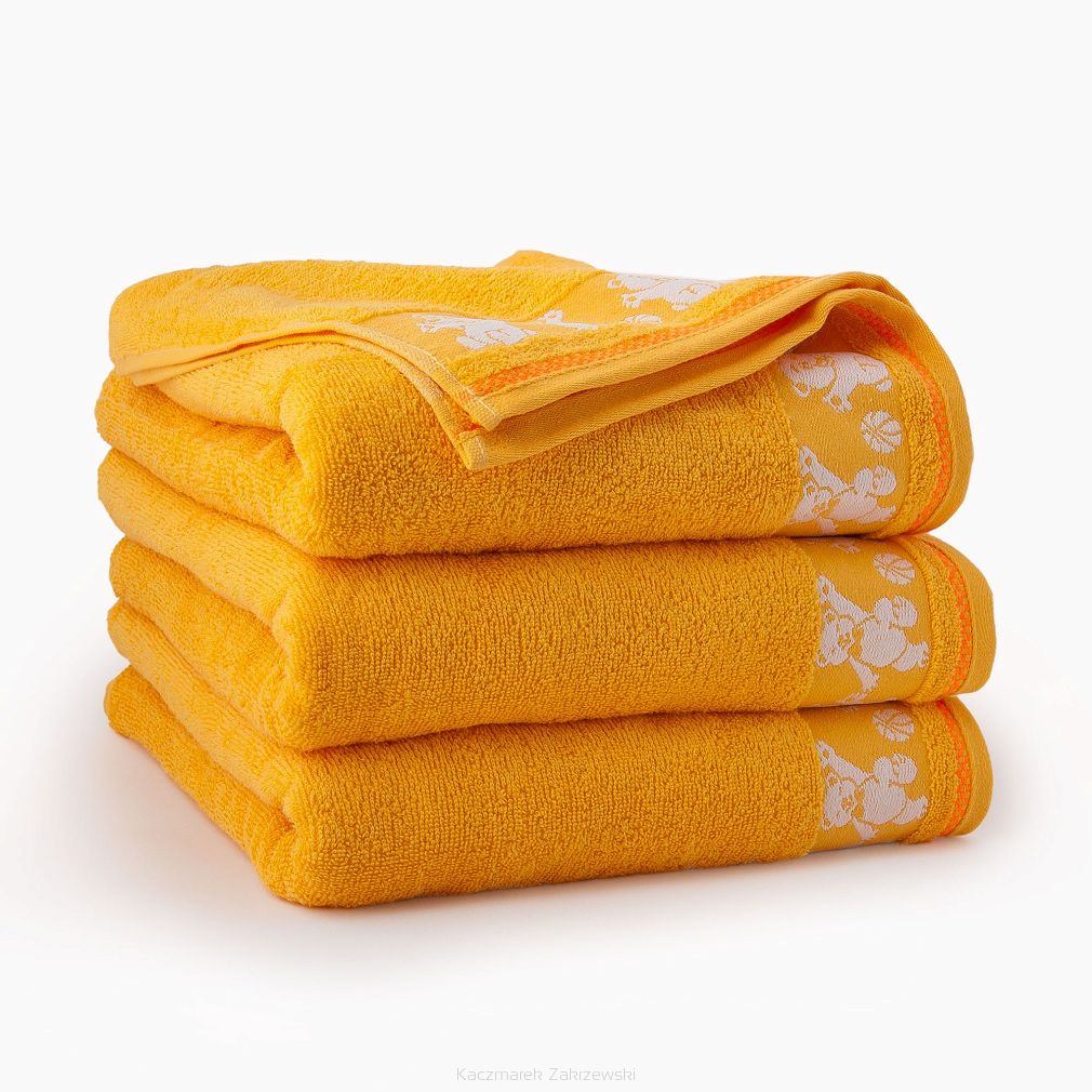 Ręcznik dla dzieci BALU 70x130 Zwoltex żółty