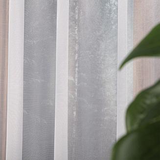 Firanka żakardowa gotowa na szelkach ELZA 140x230 biała