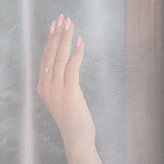 Firanka żakardowa gotowa na szelkach ELZA 140x230 biała