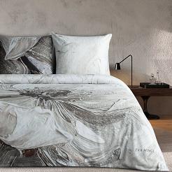 Pościel satynowa AMAYA 220x200 Eva Minge Eurofirany jasnobrązowy