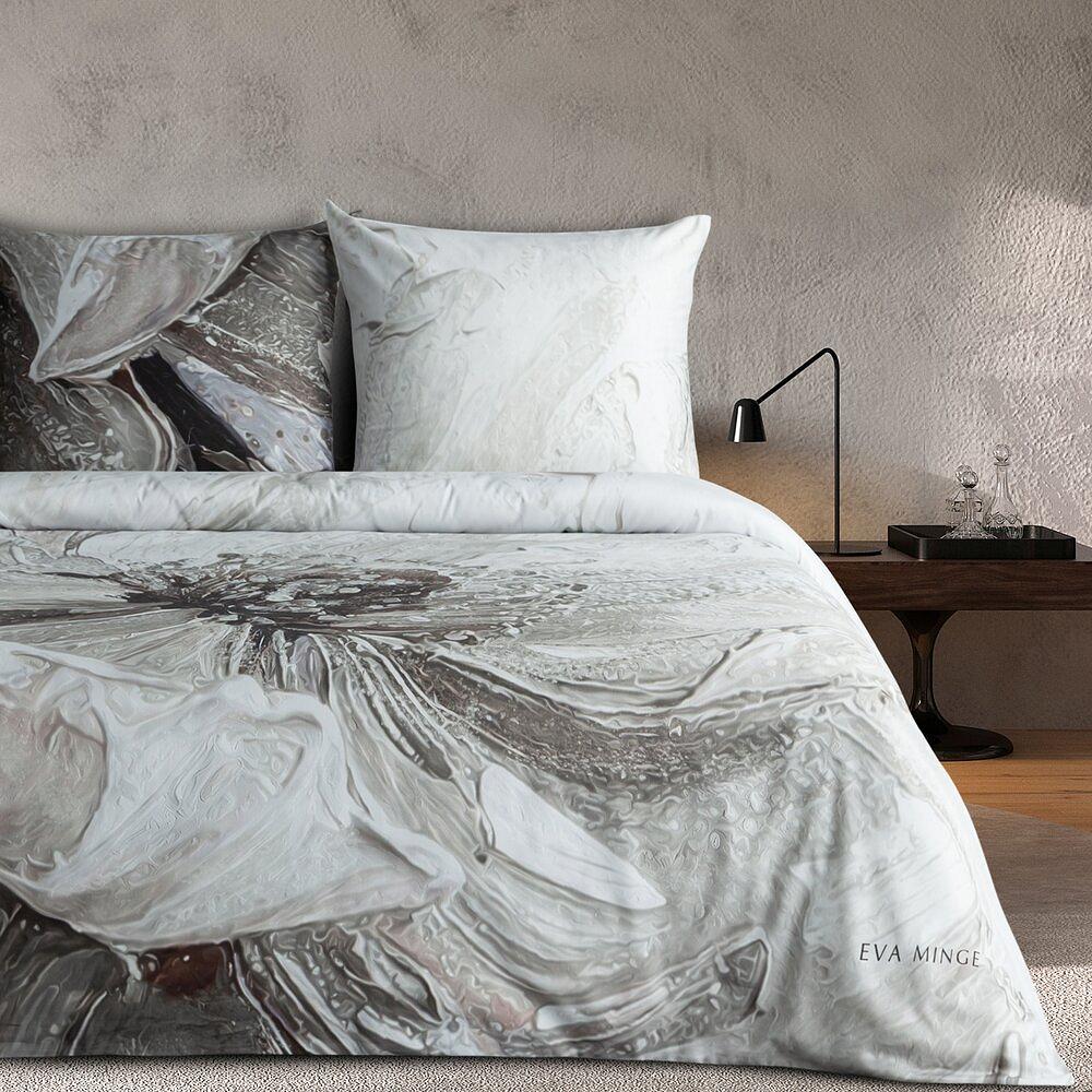 Pościel satynowa AMAYA 220x200 Eva Minge Eurofirany jasnobrązowy