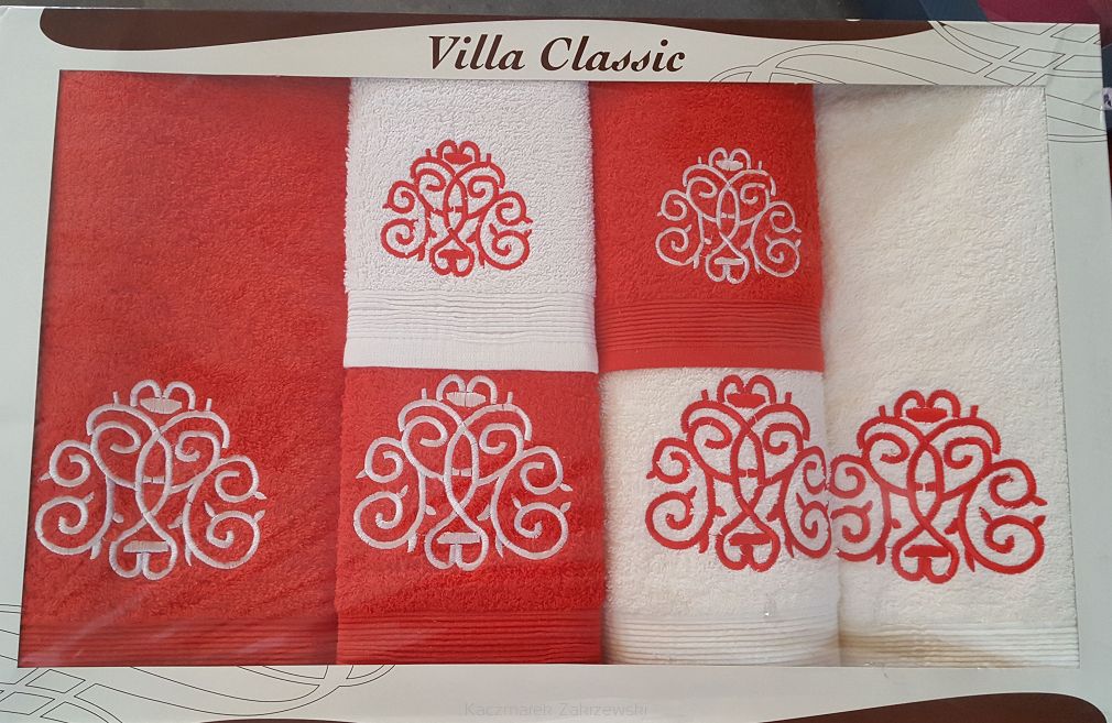KOMPLET ręczników 6 szt. villa classic 