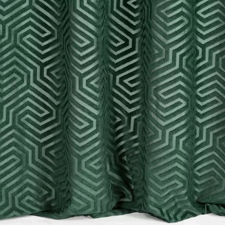 Zasłona gotowa na przelotkach ZAS 140x250 Pierre Cardin Eurofirany ciemnozielony