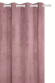 Pudrowa Zasłona Welurowa 140x250 Velvet Soft