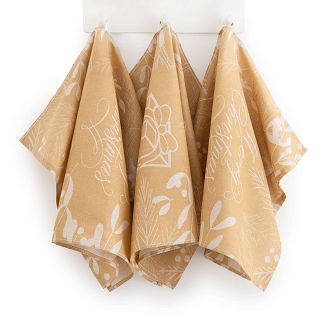 Ścierka kuchenna świąteczna ZWOLTEX Christmas Charm bursztynowa