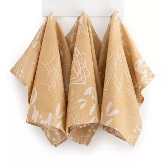 Ścierka kuchenna świąteczna ZWOLTEX Christmas Charm bursztynowa