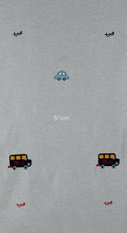 Zasłona gotowa na przelotkach ALVIN 140x250 Eurofirany srebrny