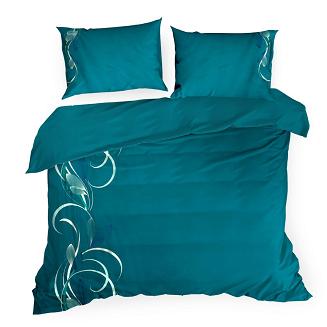 Pościel satynowa ST 200x220 Eurofirany turkusowy