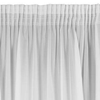 Firana gotowa na taśmie KATHY 140x270 Eurofirany biały