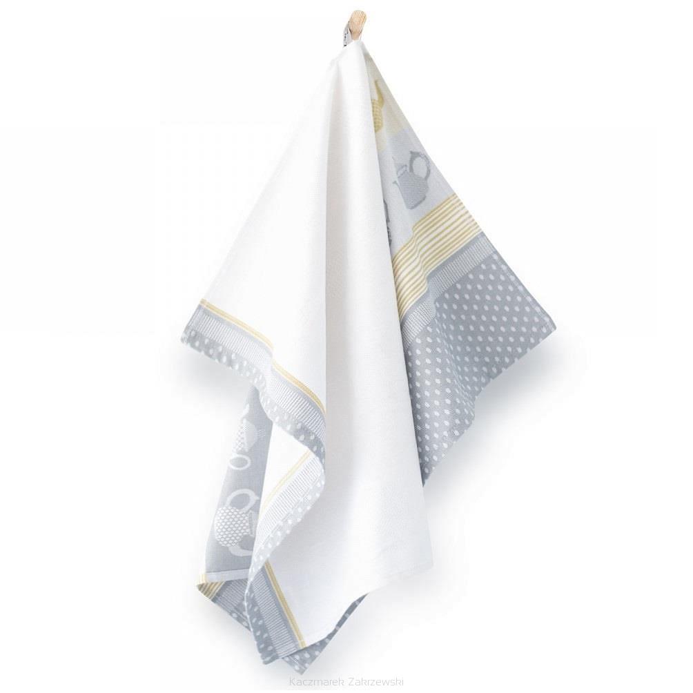 Bambusowa ścierka kuchenna ZWOLTEX wzór CEJLON-2 szara