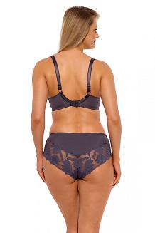 Biustonosz GAIA Semi-Soft Keto 1134 półusztywniany grafitowy