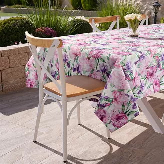 Obrus dekoracyjny GARDEN 140x220 Eurofirany różowy