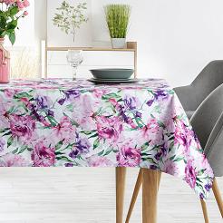 Obrus dekoracyjny GARDEN 140x220 Eurofirany różowy