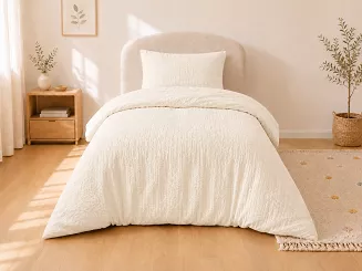 POŚCIEL BAWEŁNA MUŚLINOWA KREMOWA /100X135/ mayamoo