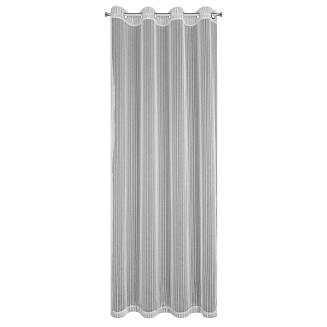 Firana gotowa na przelotkach NOELIA 140x250 Eurofirany srebrny