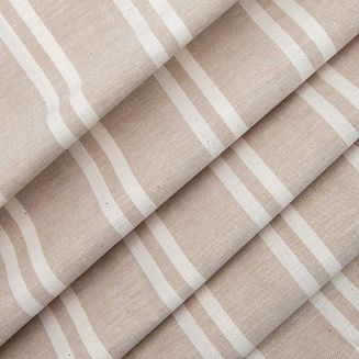 Pościel bawełniana MADRAS 2 160x200 COTTONLOVE EXCLUSIVE beżowa paski