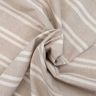 Pościel bawełniana MADRAS 2 160x200 COTTONLOVE EXCLUSIVE beżowa paski