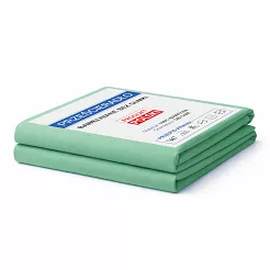 Prześcieradło bawełniane bez gumki 140x200 noris seledynowe
