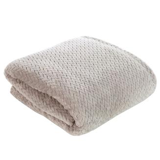 Koc narzuta na łóżko CINDY-3 200x220 srebrny