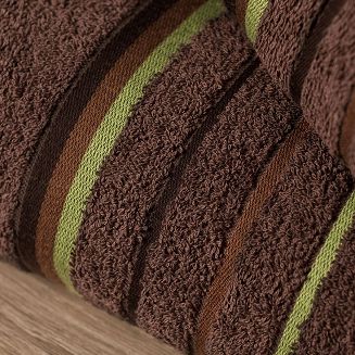 Ręcznik bawełniany z zawieszką MARS 30x50 brązowy