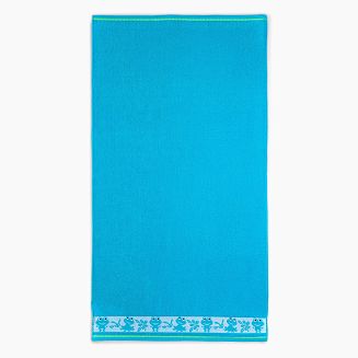 Ręcznik dla dzieci ŻABKA 70x130 Zwoltex niebieski rozłożony