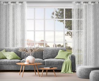 Zasłona gotowa na przelotkach MERA 140x250 Eurofirany biały