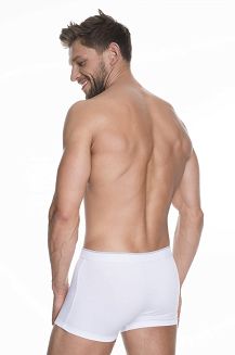 Bokserki męskie w stylu basic IRON Julimex białe