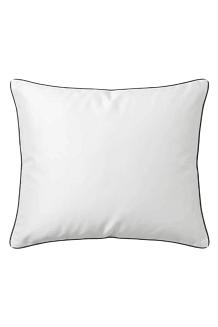 Poszewka bambusowa 50x70 biała z czarną bizą