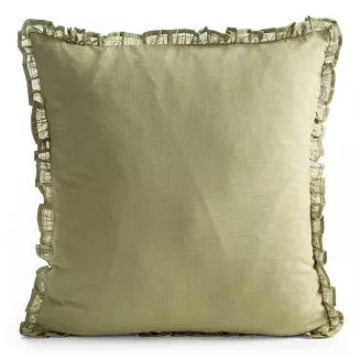 Poszewka dekoracyjna FIORE 45x45 Eurofirany oliwkowy