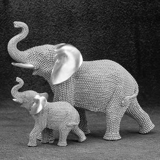 Figurka dekoracyjna ELDO Eurofirany srebrny