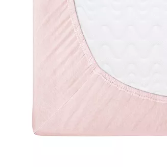 Prześcieradło jersey z gumką 80x160 Darymex jasnoróżowe