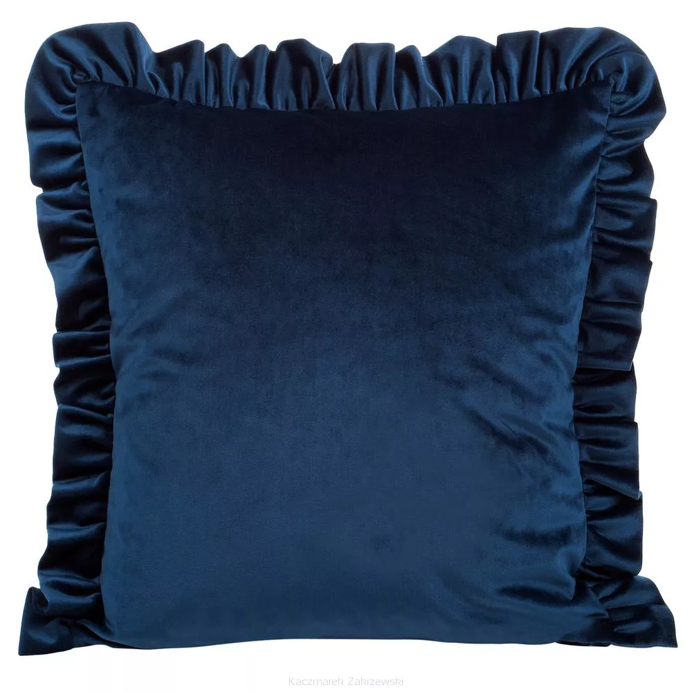 Poszewka dekoracyjna VELVET 45x45 Eurofirany granatowy