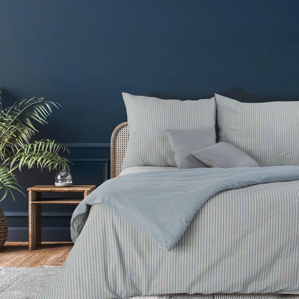 Pościel bawełniana PALERMO9 200x220 Eurofirany szałwiowy