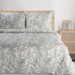 Pościel satynowa LUNA 160x200 Eurofirany beżowy