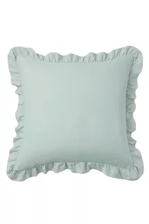 Poszewka do pościeli z falbanką RUFFY PREMIUM 40x40 szałwiowa