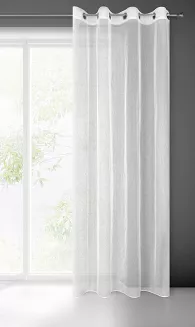 Firana gotowa na przelotkach ADEL 140x250 Eurofirany biały