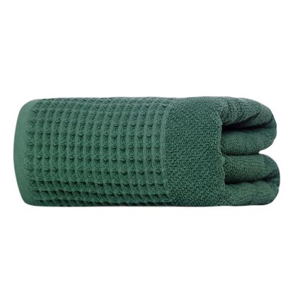 Ręcznik bawełniany WAFFLE 100x150 zielony