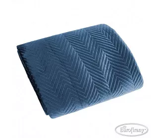 Narzuta welurowa SOFIA 200x220 Eurofirany granatowy